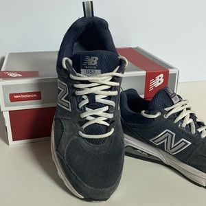 🔥ESTATE EUC NEW BALANCE 857 TRAIN SUEDE MESH TENNIS RUNNING UNISEX M/9.5B W/11AA